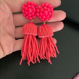 Bright/hot pink Lisi Lerch earrings